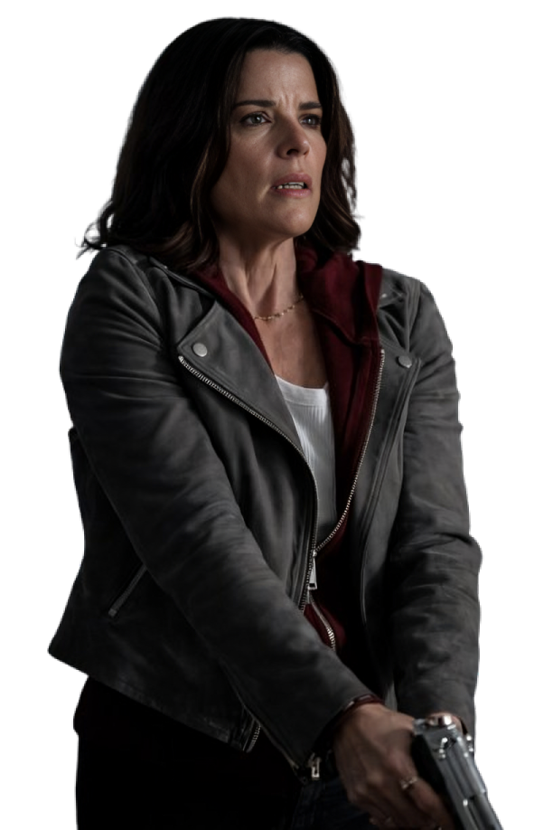 Neve Campbell Scream 7 Leather Jacket - Image 5